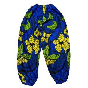 M/L Angel wax print pants handmade
